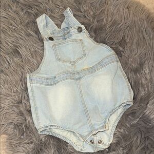 Charming Light Blue Kids Denim Overalls